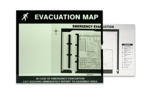 EVACUATION MAP HOLDER LUMIGLOW - Tagged Gloves